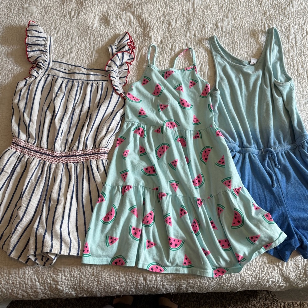 Girls Rompers and Summer Dress